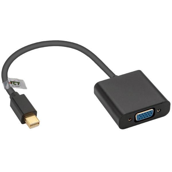 مبدل Mini Display Port به VGA تی سی تراست مدل TC-MDP2V TC-TRUST TC-MDP2V Mini Display Port To VGA Converter